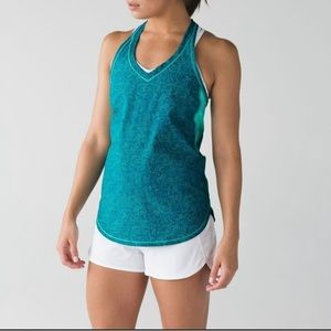 Lululemon Fast Lane Singlet Foli Manifesto Tank Top. Size 2